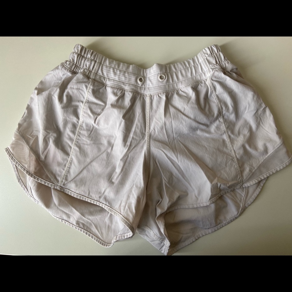 White Lululemon Shorts
